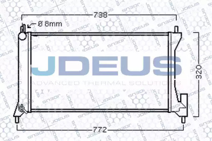 Теплообменник (JDEUS: 020M11)