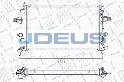 Теплообменник (JDEUS: 020M64)