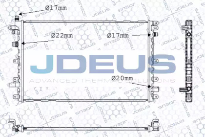 Теплообменник (JDEUS: 020M81)