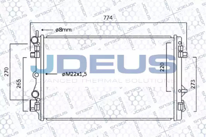 Теплообменник (JDEUS: 025M30)