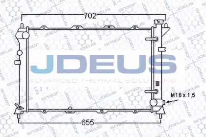 Теплообменник (JDEUS: 054M12)