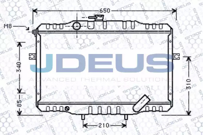 Теплообменник (JDEUS: 054M70)