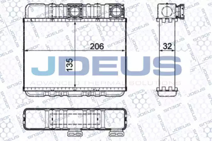 Теплообменник (JDEUS: 205M16)