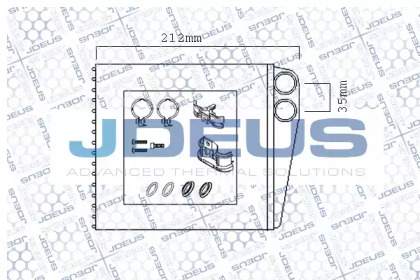 Теплообменник (JDEUS: 219M54)