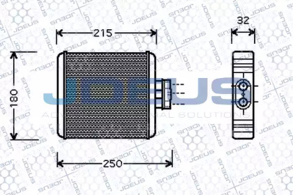 Теплообменник (JDEUS: 225M08)