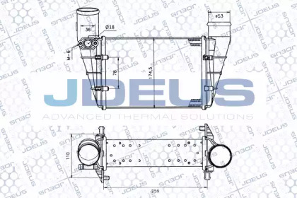 Теплообменник (JDEUS: 801M15)