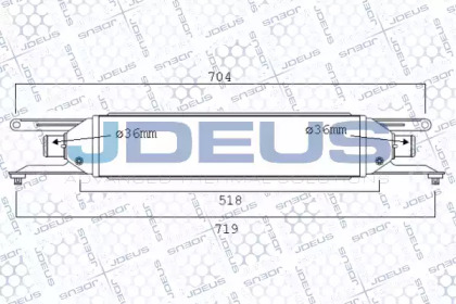 Теплообменник (JDEUS: 811M45A)