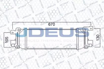 Теплообменник (JDEUS: 812M27)