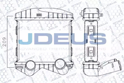 Теплообменник (JDEUS: 817M40A)