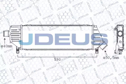 Теплообменник (JDEUS: 819M42A)