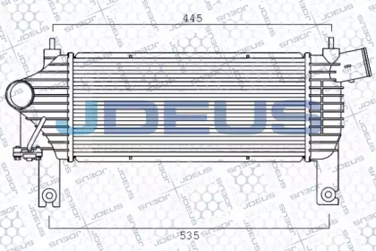 Теплообменник (JDEUS: 819M61A)