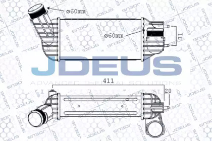 Теплообменник (JDEUS: 821M40A)