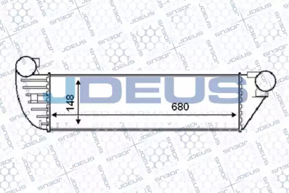 Теплообменник (JDEUS: 823M53)