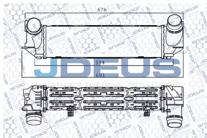 Теплообменник (JDEUS: M-805066A)