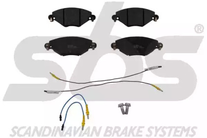 Комплект тормозных колодок (sbs: 1501221944)