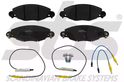 Комплект тормозных колодок (sbs: 1501221945)