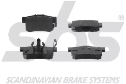 Комплект тормозных колодок (sbs: 1501222647)