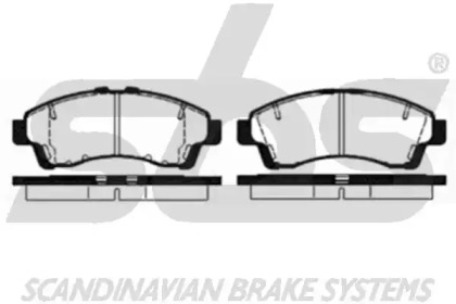 Комплект тормозных колодок (sbs: 1501223246)