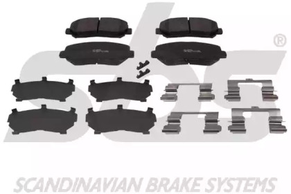 Комплект тормозных колодок (sbs: 1501223258)