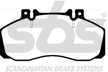 Комплект тормозных колодок (sbs: 1501223336)