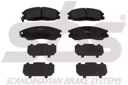 Комплект тормозных колодок (sbs: 1501223414)