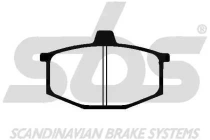 Комплект тормозных колодок (sbs: 1501223911)