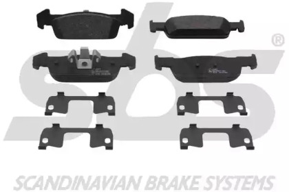 Комплект тормозных колодок (sbs: 1501223971)