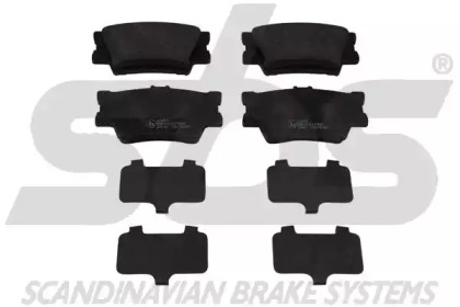 Комплект тормозных колодок (sbs: 1501224577)