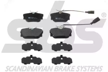 Комплект тормозных колодок (sbs: 1501224753)