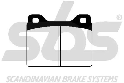 Комплект тормозных колодок (sbs: 1501224803)