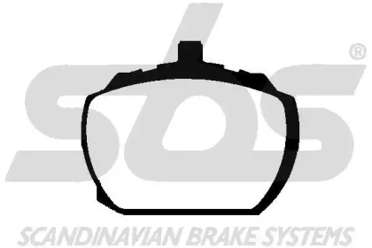 Комплект тормозных колодок (sbs: 1501229922)
