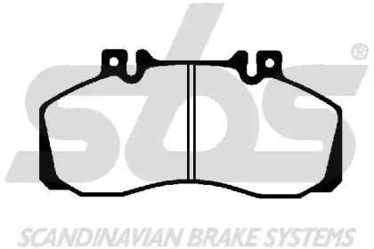 Комплект тормозных колодок (sbs: 1501229976)
