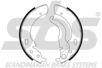 Комлект тормозных накладок (sbs: 18492715271)