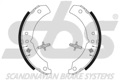 Комлект тормозных накладок (sbs: 18492725031)
