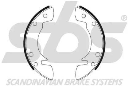 Комлект тормозных накладок (sbs: 18492725047)