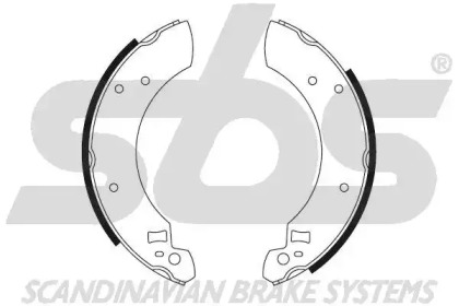 Комлект тормозных накладок (sbs: 18492725299)
