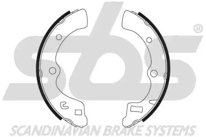 Комлект тормозных накладок (sbs: 18492726387)