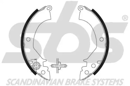 Комлект тормозных накладок (sbs: 18492730384)