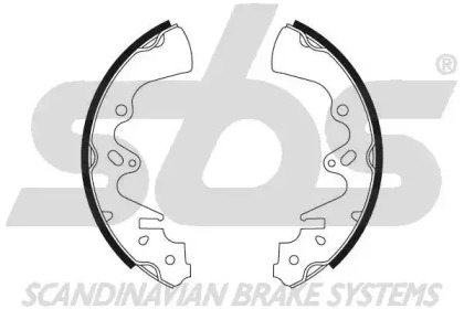 Комлект тормозных накладок (sbs: 18492732397)