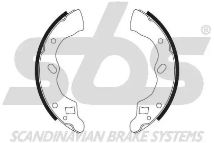 Комлект тормозных накладок (sbs: 18492732556)