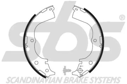 Комлект тормозных накладок (sbs: 18492745557)