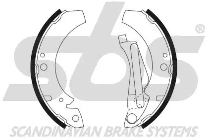 Комлект тормозных накладок (sbs: 18492747266)