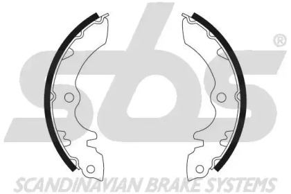 Комлект тормозных накладок (sbs: 18492752433)