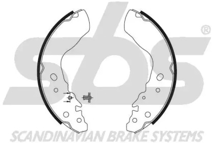 Комлект тормозных накладок (sbs: 18492752584)