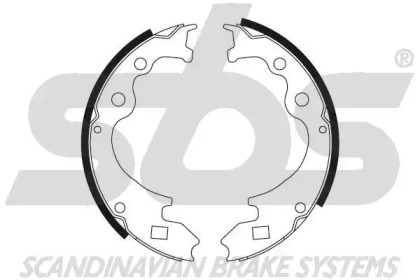 Комлект тормозных накладок (sbs: 18492799460)