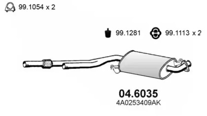 Амортизатор (ASSO: 04.6035)