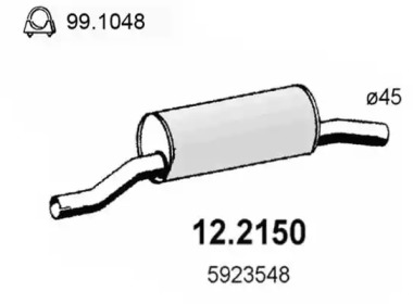 Амортизатор (ASSO: 12.2150)