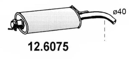 Амортизатор (ASSO: 12.6075)