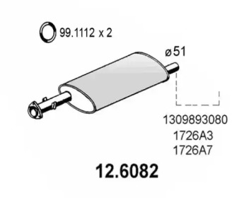 Амортизатор (ASSO: 12.6082)