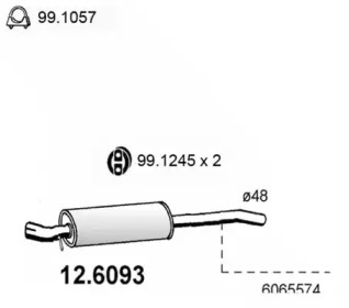 Амортизатор (ASSO: 12.6093)